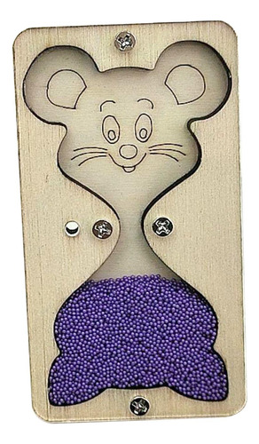 2 Tablero Ocupado Para Niños, Piezas De Bricolaje, Violeta