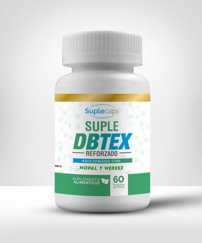 Suple Dbtex Con 60 Tabletas De 750 Mg C/u Suplecaps Sabor N/a