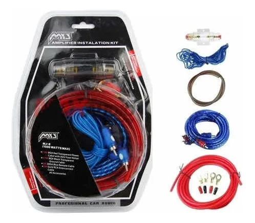 Kit Cables Potencia Subwoofer Completo Hasta 1500w