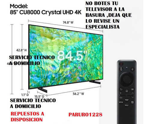 Servicio Tecnico De Televisores , Smart ,led , Lcd