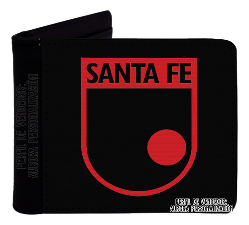 Billetera Cartera Cuero Sintético Santa Fe Equipo Futbol 04