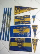 Comprar Gran Lote Banderin Banderas Y Vinchas Boca Juniors Antiguo