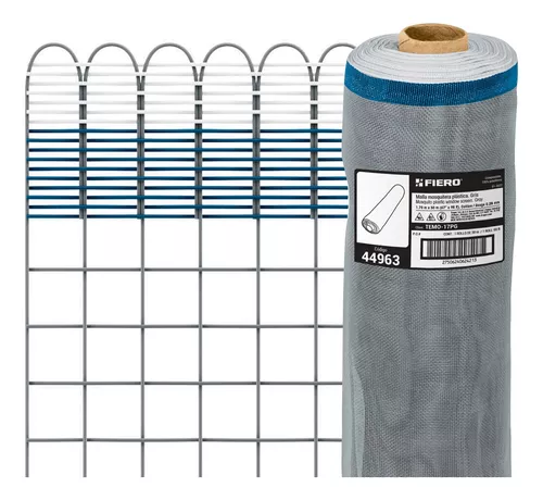 MT TELA MOSQUITERO FIBRA DE VIDRIO GRIS 1.20 MTS (ROLLO CON 30 MTS