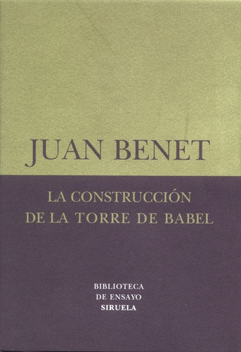 La Construccion De La Torre De Babel - Juan, Benet