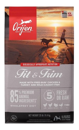 Imagen 1 de 3 de Orijen Fit & Trim Perro 11.3kg Ms