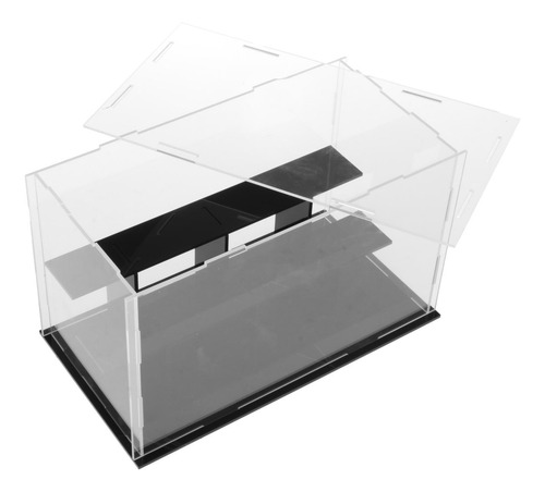 2 Vitrina De Acrílico Transparente A Prueba De Polvo Para