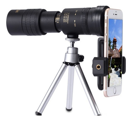 Binocular Para Telefono Celular Soporte 100 X Monocular Hd :