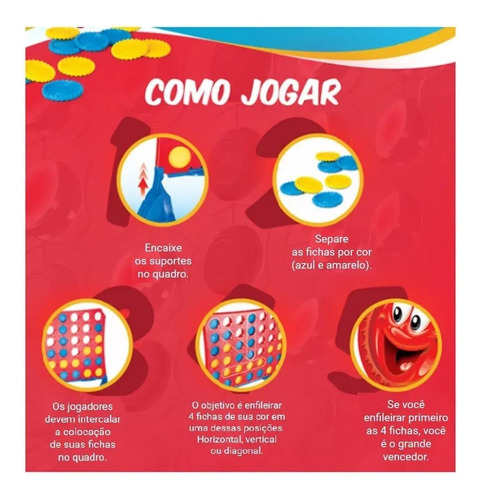 Imagem 2 de 2 de Jogo Link 4 - Multikids
