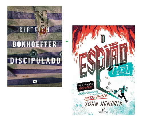 Kit 2 Livros Discipulado + O Espião Fiel | Dietrich Bonhoeffer