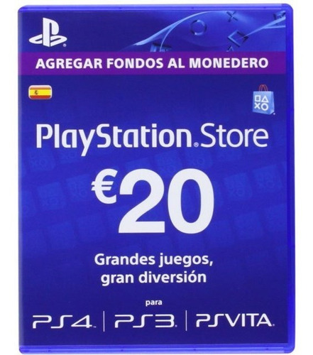 Psn Card 20 Eur | Playstation Network España digital