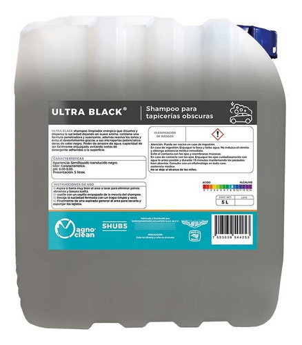 Shampoo Ultra Black - 5 Litros - Magno Clean