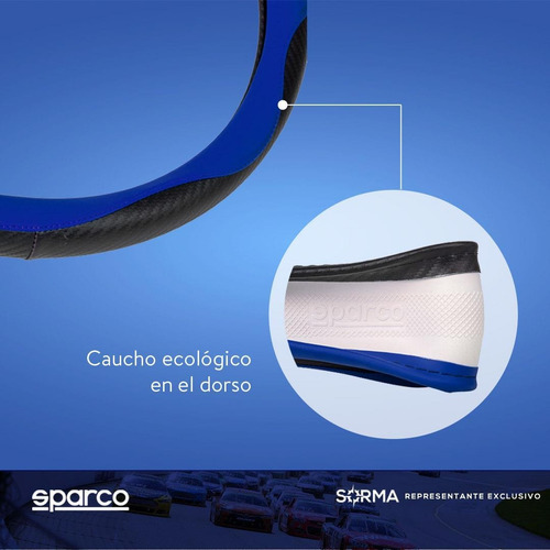 Imagen 6 de 10 de Funda Cubre Volante Sparco Pvc Universal