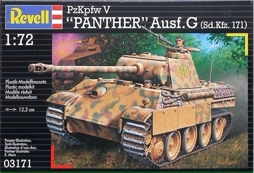 Revell Pzkpfw V  Panther  Ausf. G 03171 1/72 Rdelhobby Mza
