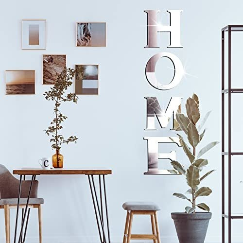Letras De Home Love Y Corazones Decoración Casa Acrílico