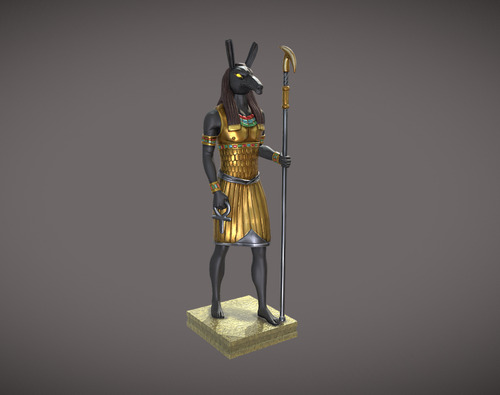 3dbauerstudio Dios Seth Egipcio Archivo Stl Imp 3d Estatua