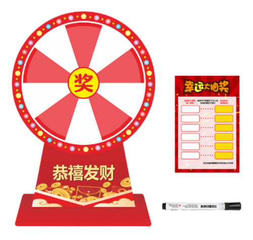 Ruleta De Mesa Portátil Con Premios Para Multicolor A