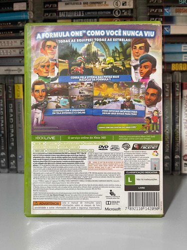 Jogo Xbox 360 F1 Race Stars Físico Original