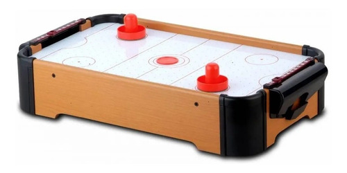 Jogo Aero Game Air Hockey Mini Mesa 51x31x10cm Com Pilhas