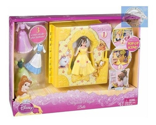 Disney Mattel Storybook Muñeca La Bella Y La Bestia Lumière