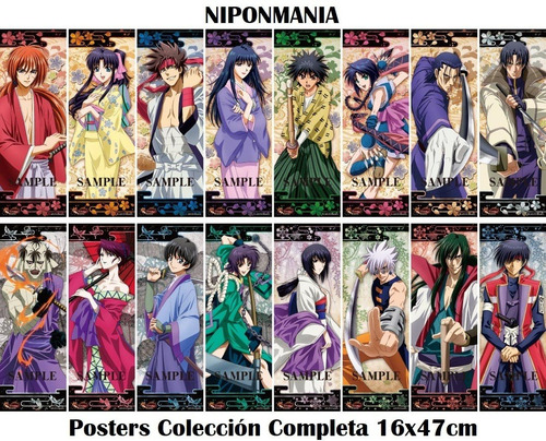 Posters A3+/2 16x48cm Anime Samurai X / Rurouni Kenshin X16