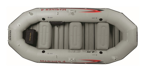Bote Inflável Intex Mariner 4 Par Remos Bomba Barco Pesca