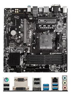 Placa Madre Msi B450 Pro Vdh Max, Am4, B450 Ddr4 Amd Usb 3.2