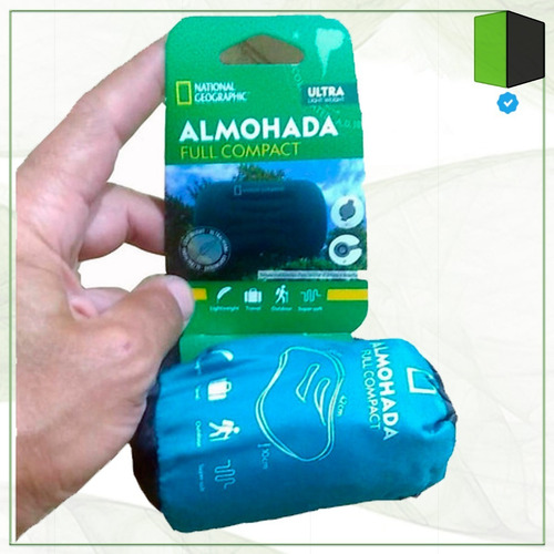 Almohada Inflable Full Compact National Geographic Camping