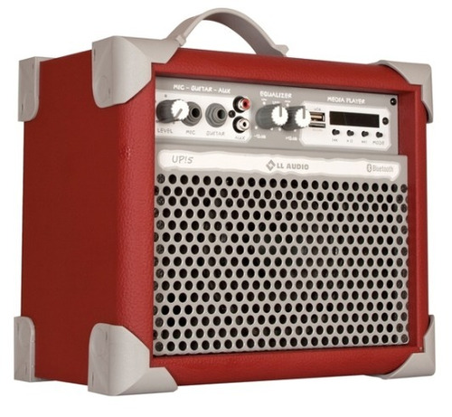 Caixa Amplificadora De Som Multiuso Ll Audio Up5 Vermelho