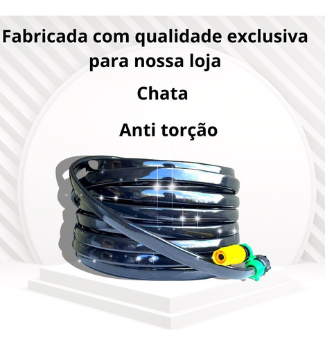 Mangueira Chata Anti Torção 10 Metros