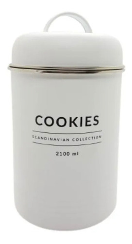 Lata Pote Porta Condimentos Branco Copenhag Cookies Yoi