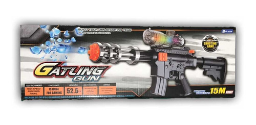 Rifle Hidrogel Manual Recargable Pistola Lanzador Orbeez Luz