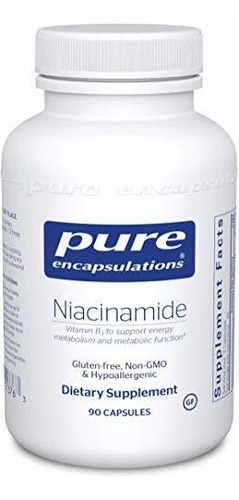 Puros Encapsulations - Niacinamida - Hipoalergénica Vitamina