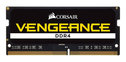Imagem 1 de 2 de Memória RAM Vengeance color Preto 32GB 1 Corsair CMSX32GX4M1A2666C18