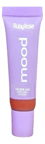 6 Gloss Labial Colour Lips Mood Hb7201 Ruby Rose Atacado