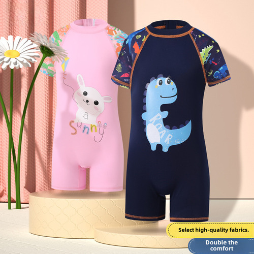 Traje De Baño De Una Sola Pieza Para Niños, Estudiantes, De
