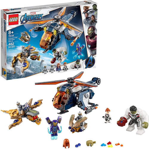 Lego Marvel Vengadores Hulk Helicóptero Rescue 76144 482 Pz