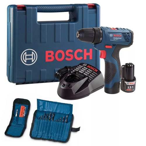 Combo Bosch Atornillador Gsr 120-li + Kit 21 Accesorios