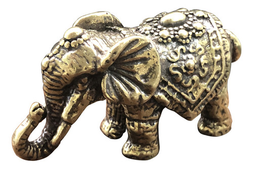 Escultura Animal Con Adornos De Elefante En Miniatura