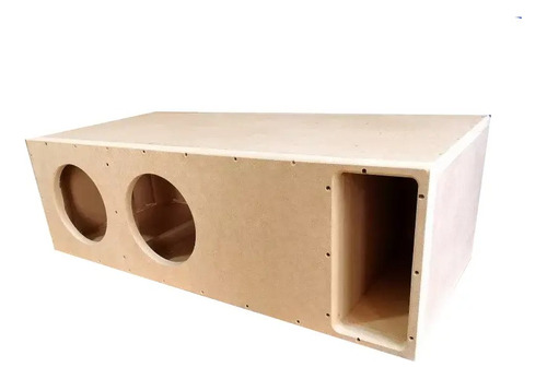 Cajón Calculado Para 2 Subwoofers De 8 Entonado A 43 Hz