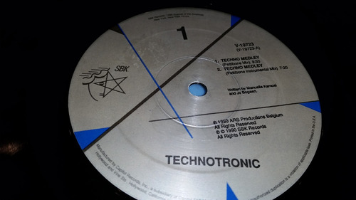 Technotronic Techno Medley Rockin Over The Beat Vinilo Maxi