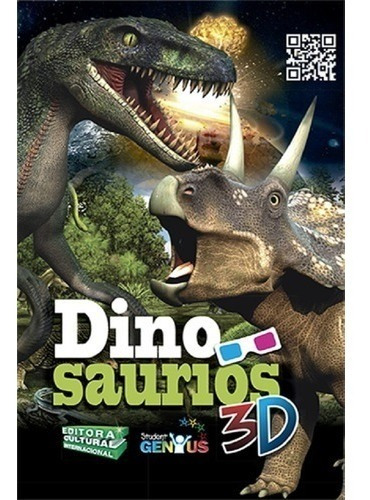 Libro Dinosaurios 3d Editora Cultural Negro