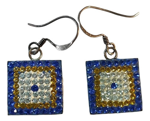 Pendientes Ojo Turco Con Strass 