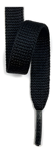 Agujetas/cordones Para Todo Tipo De Calzado Calidad Premium 035-agujeta Plana Negra De 120cm