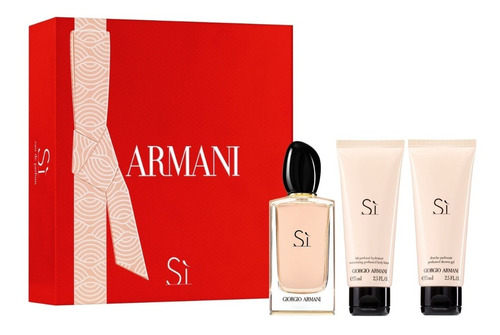 Si Armani Parfum Mujer Perfume Set 100ml Perfumesfreeshop!!!