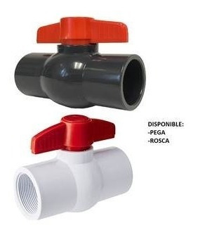 Llave De Paso 3/4 Pvc Válvula De Paso Pegar Y Rosca P/rápido
