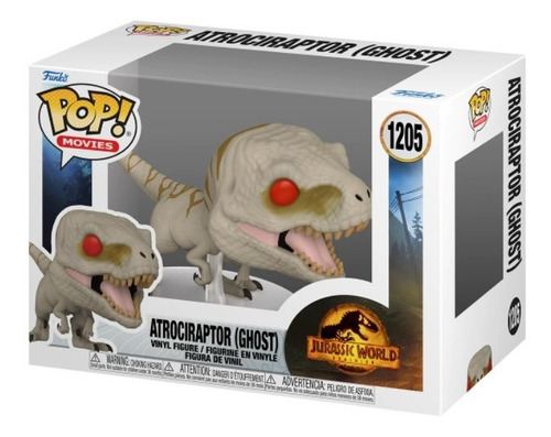 Imagen 2 de 3 de Funko Pop Jurassic World Dominion Atrociraptor Ghost