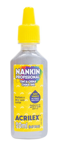 Tinta Nankin Profissional Acrilex