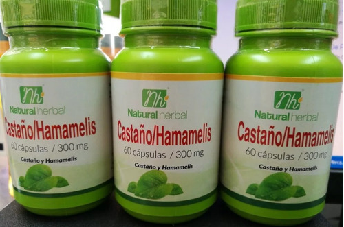Castaño De India + Hamamelis Nh 180cap 3x60. Varices Ulceras