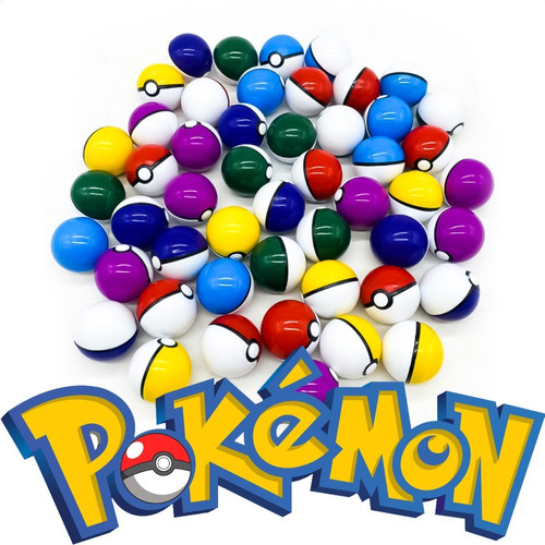 Pokebolas X3 Con 2 Pokemones Cada Una Coleccionables - Otec