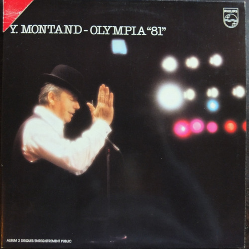 Vinilo Yves Montand Y. Montand-olympia  81  Bte002